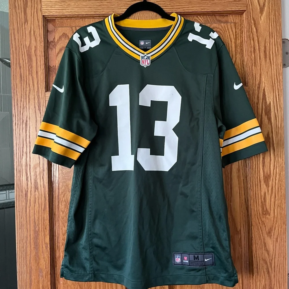 Allen Lazard Nike Green Bat Packers Jersey - Picture 2 of 5